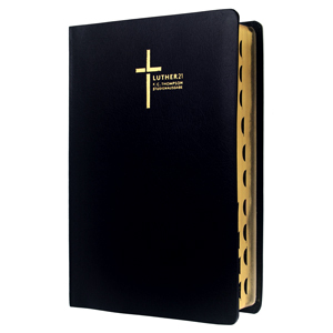 Luther21 - F.C. Thompson Studienausgabe - Gro�ausgabe - Lederfaserstoff schwarz
