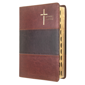 Luther21 - F.C. Thompson Studienausgabe - Standard - Kunstleder braun zweifarbig