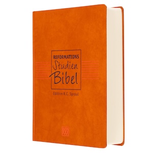 Reformations-Studien-Bibel - Cabra-Leder braun