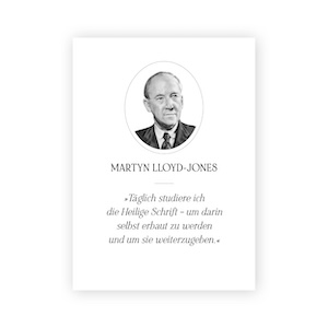 Zitat klein � Martyn Lloyd-Jones 