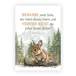 Wald-Hase klein (Spr�che 6,20) 