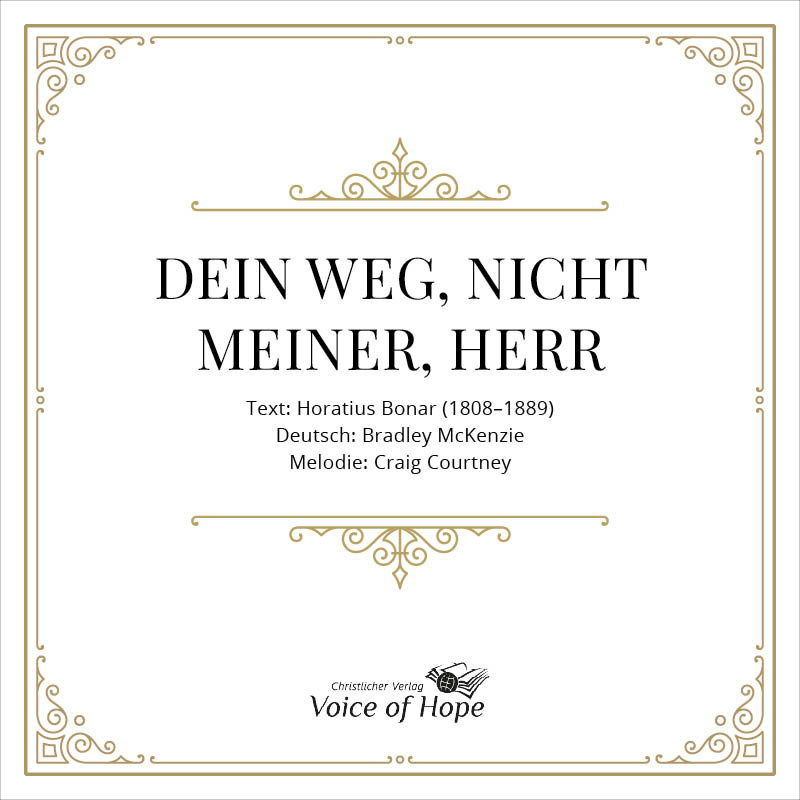 Dein Weg, nicht meiner, Herr \(Download\)