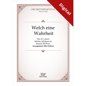 Welch eine Wahrheit � Orchesterpartitur (Download)