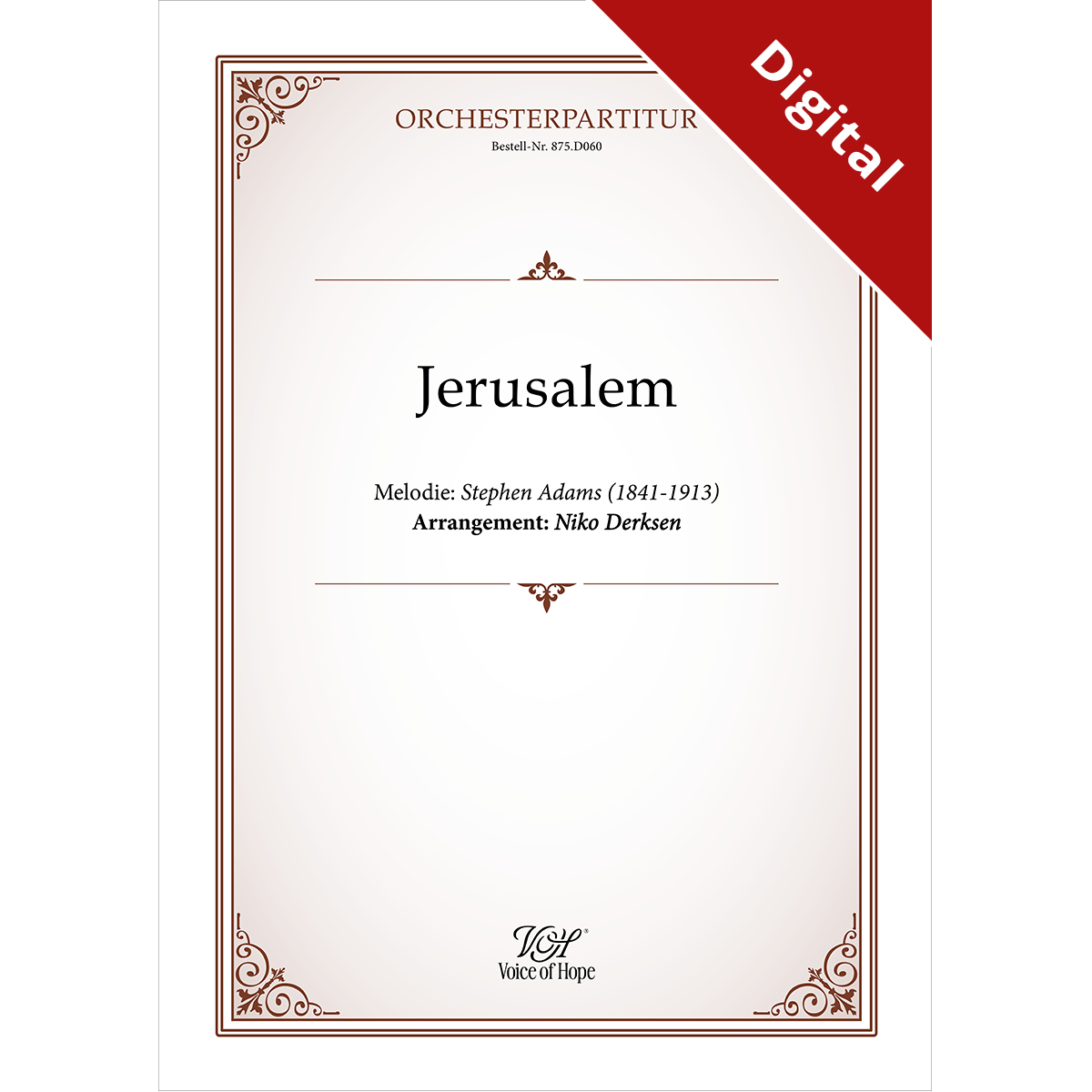 Jerusalem - Orchesterpartitur mit Violine-Solo (Download)