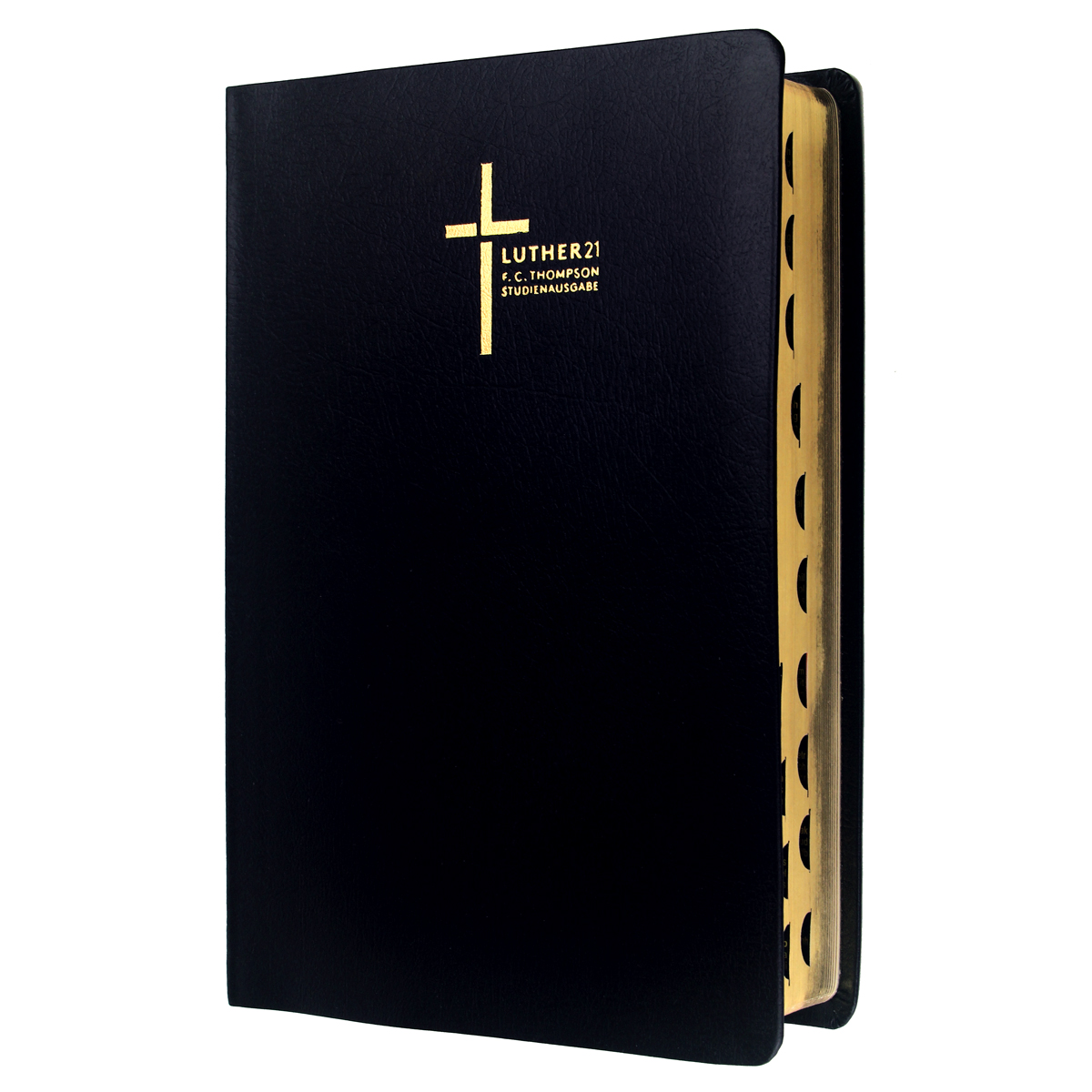 Luther21 - F.C. Thompson Studienausgabe - Gro�ausgabe - Lederfaserstoff schwarz