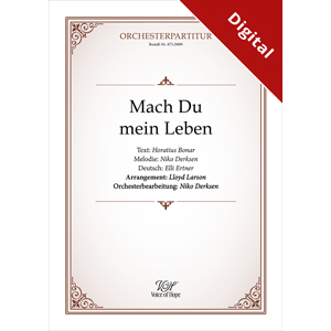 Mach Du mein Leben, Herr, mein Gott � Orchesterpartitur