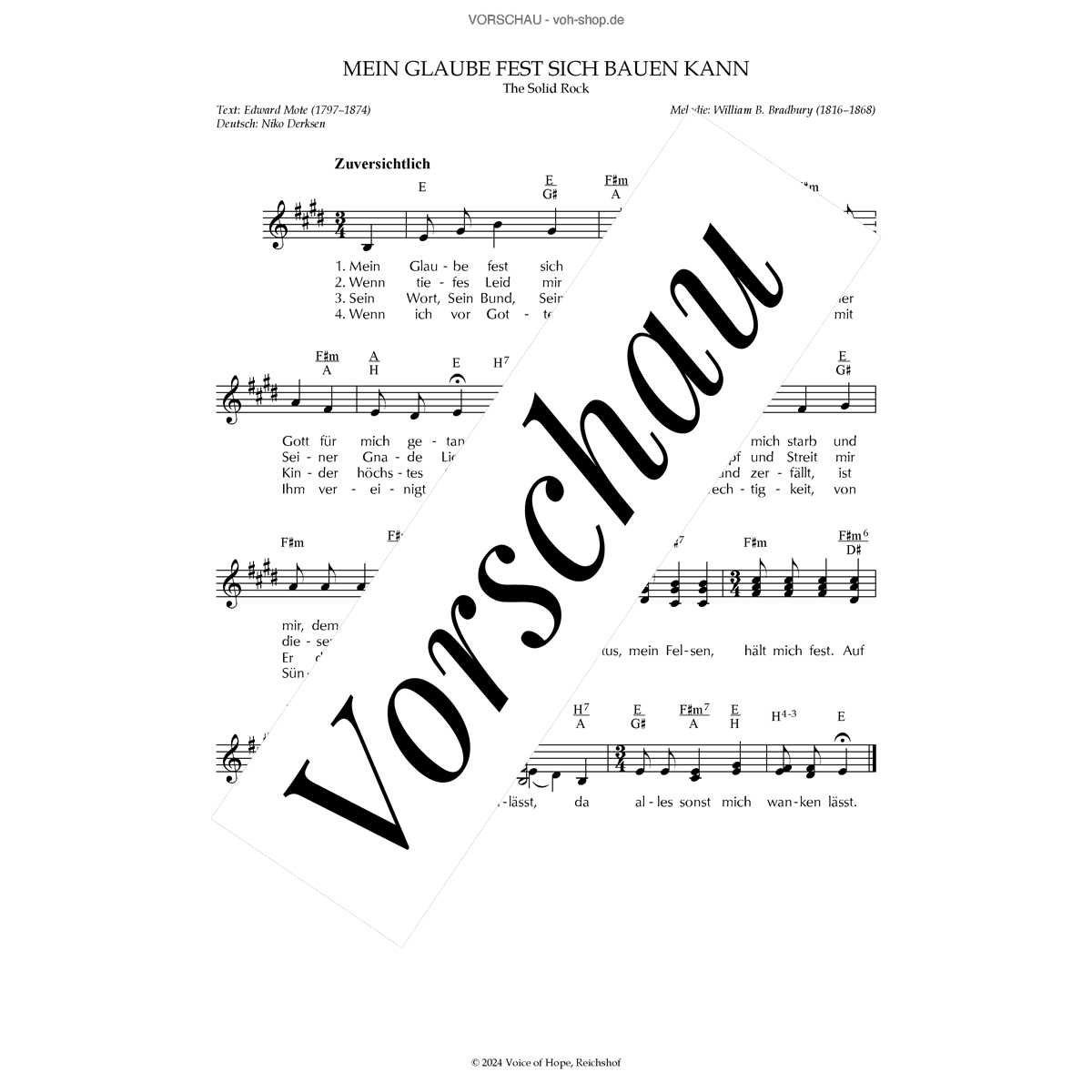 Mein Glaube fest sich bauen kann (Download)