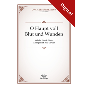 O Haupt voll Blut und Wunden � Orchesterpartitur