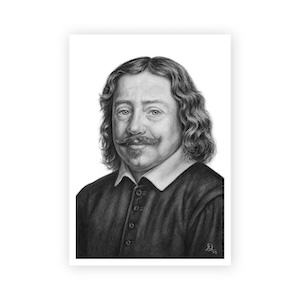 Wandbild - Portr�t gro� � John Bunyan