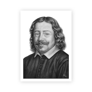 Wandbild - Portr�t klein � John Bunyan