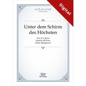 Unter dem Schirm des H�chsten - SATB + Piano (Partitur)
