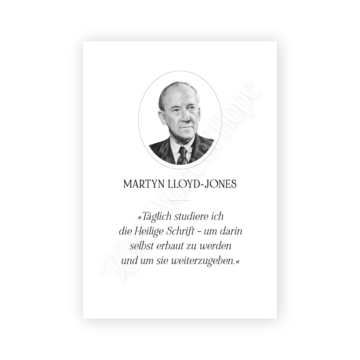 Zitat gro� � Martyn Lloyd-Jones