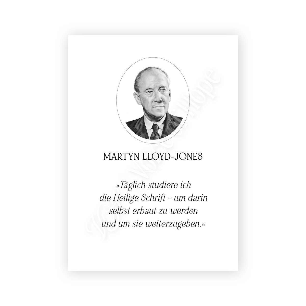 Zitat klein � Martyn Lloyd-Jones